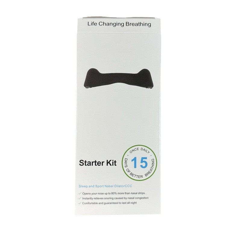 Lumivie Nasal Comfort Strips with travel carry case for nightstand and trips