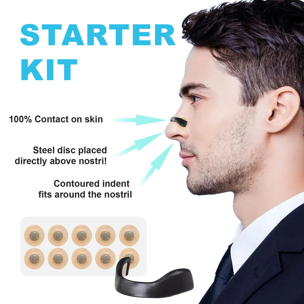 Lumivie Nasal Comfort Strips main view, soft silicone loops for restful nights