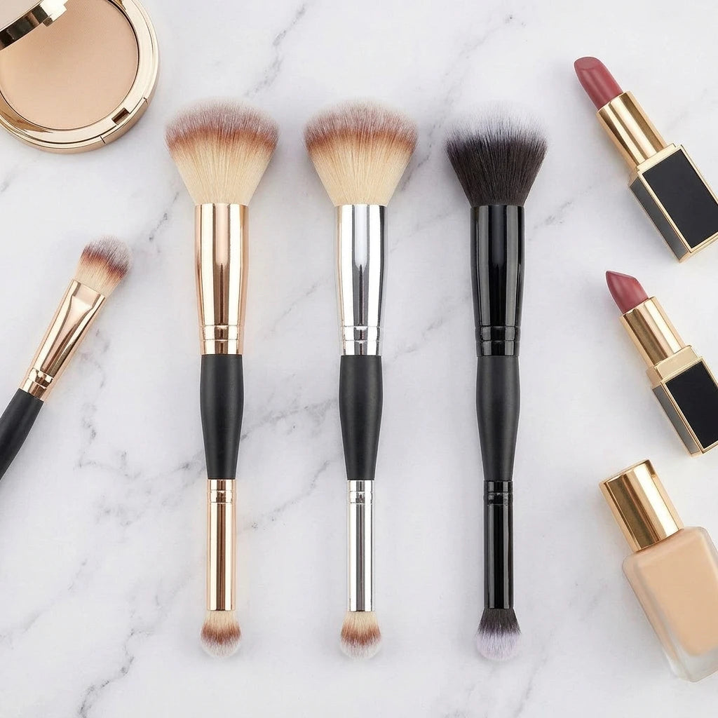Lumivie Pro Dual-End Foundation and Concealer Brush