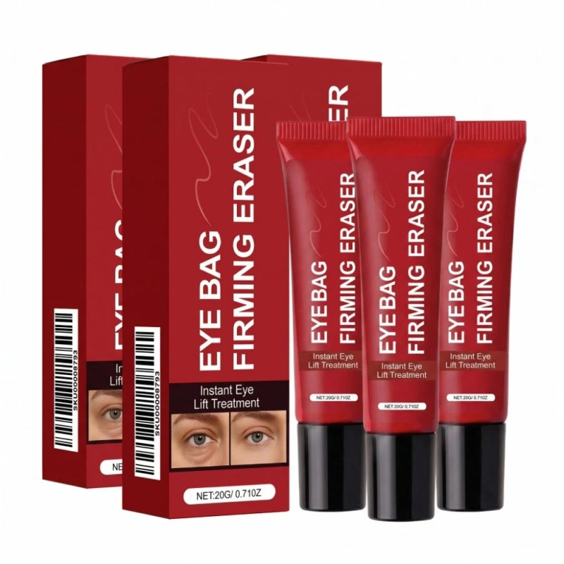 Lumivie Under-Eye Firming Cream before and after look on the under-eye area