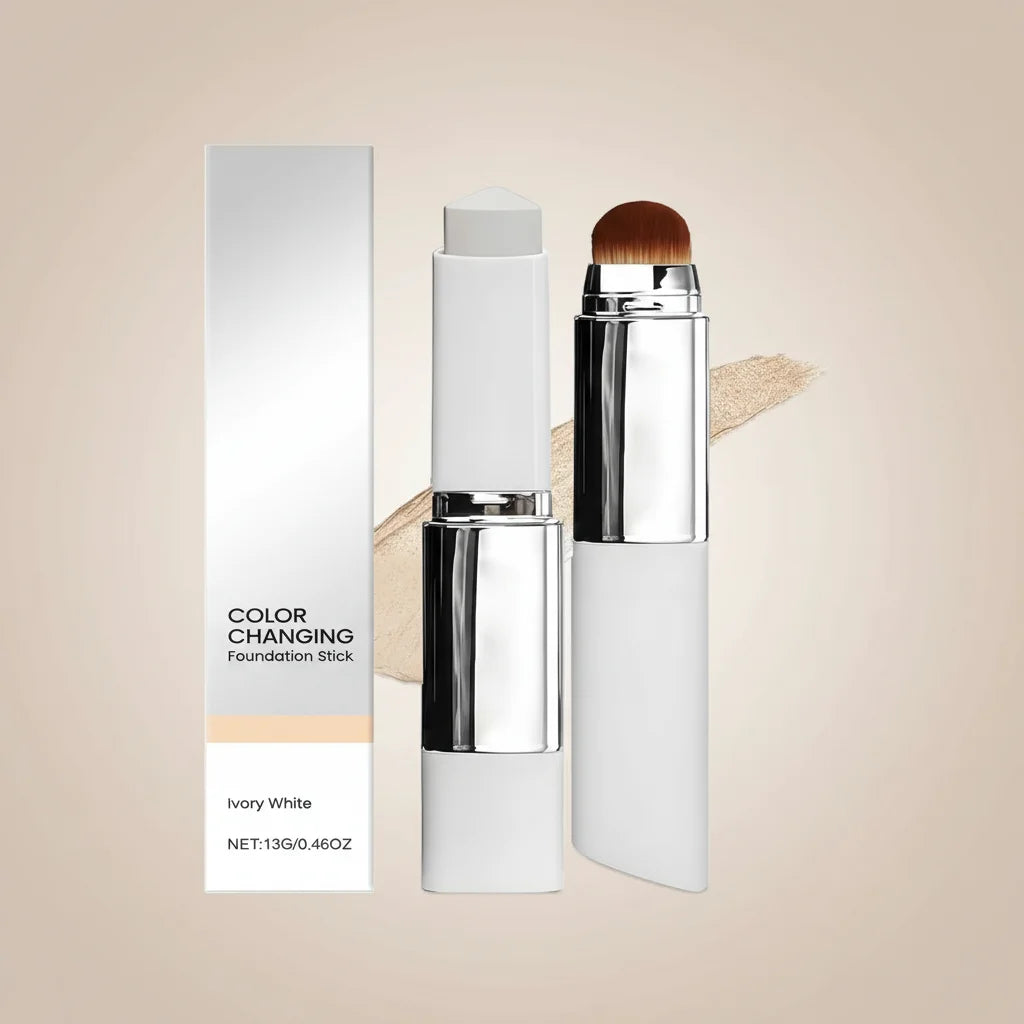 Faccelove Foundation applied on mature skin