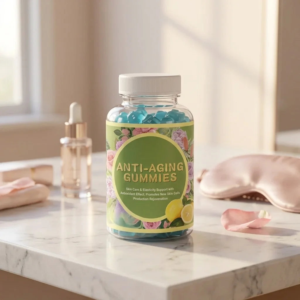 Lumivie Daily Glow Beauty Gummies bottle for hair skin and nails