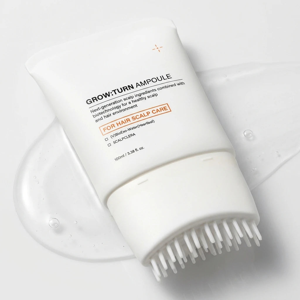 Scalp massage application of Lumivie essence