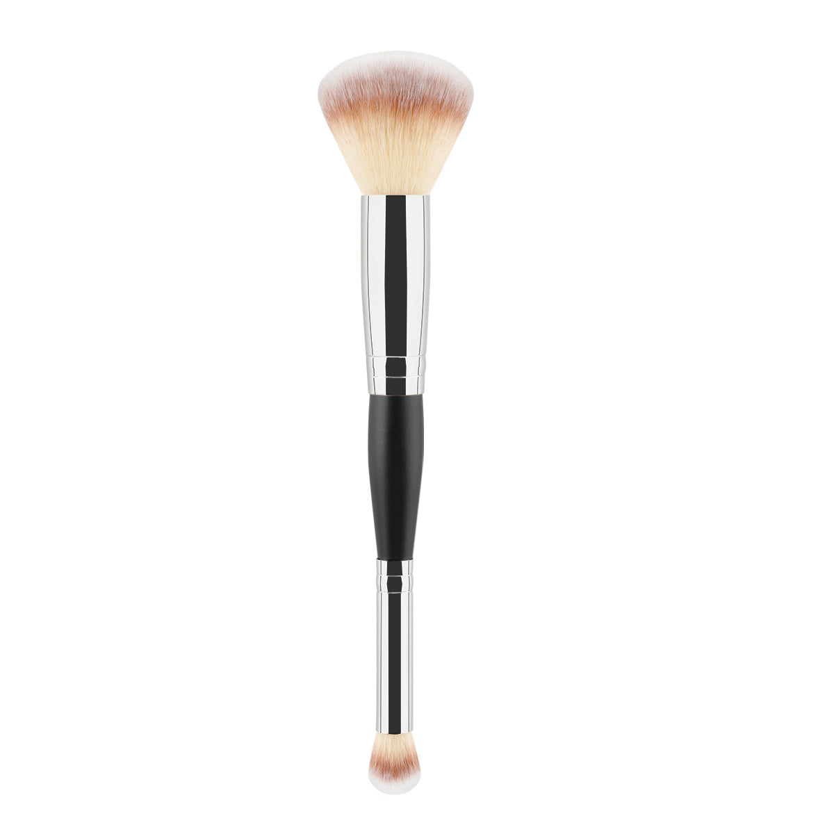 Pro Dual-End Brush black and silver close-up